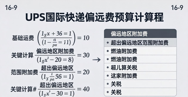 ups偏遠地區(qū)附加費_ups偏遠費查詢_