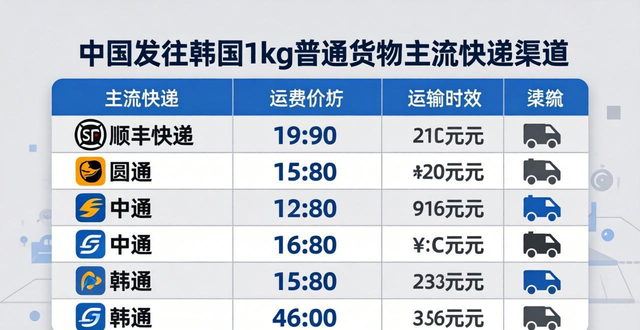 韓國各大快遞公司基本費用總結(jié)_韓國快遞費貴嗎_