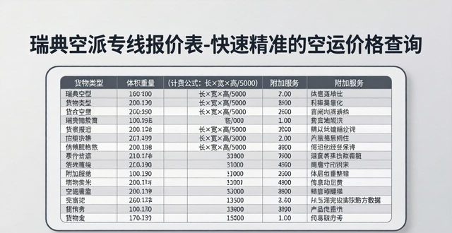 瑞典專線物流__瑞典直郵中國快遞查詢
