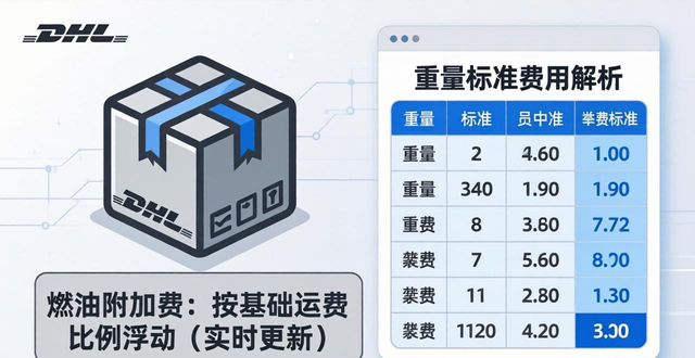 _dhl快遞體積重量計算公式_dhl國際快遞運(yùn)費(fèi)計算公式