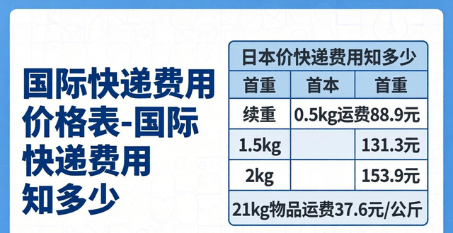 快遞國際收費(fèi)標(biāo)準(zhǔn)__國際快遞價(jià)格計(jì)算器