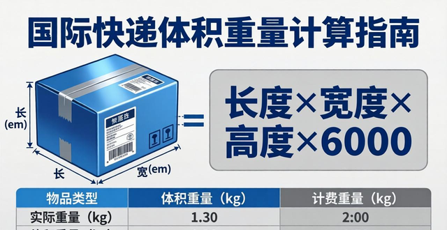 國(guó)際快遞的體積重量怎么算_國(guó)際快遞體積重量計(jì)算公式_