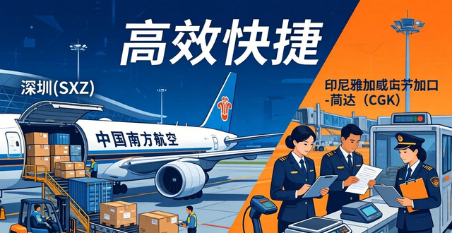 深圳(SZX)至印尼(CGK)空運物流服務(wù)