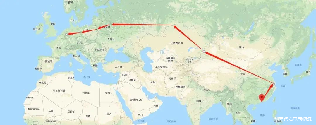 中歐卡航線路圖 中歐卡航線路圖